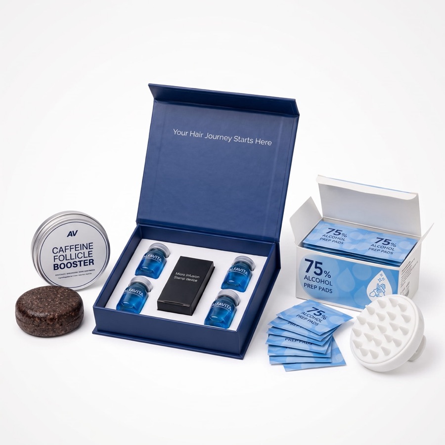 AlfaVita kit with welcome gifts